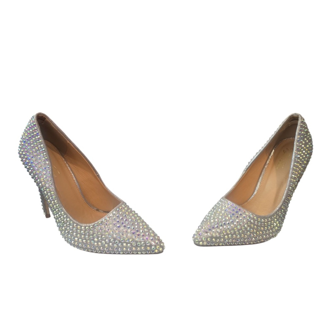 Sparkling Rhinestone High Heels - Picture 4 of 9